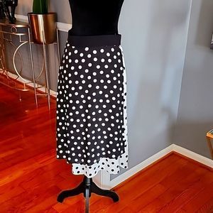 Alice +Olivia polka dot skirt sz 8